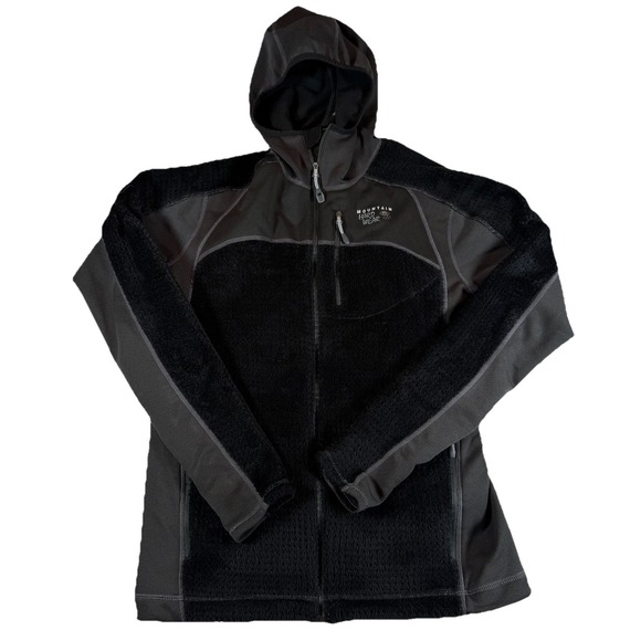 Mountain Hardwear Jackets & Blazers - Mountain Hardwear Jacket Womens Medium Black Fleece Polartec Monkey Ski Full Zip